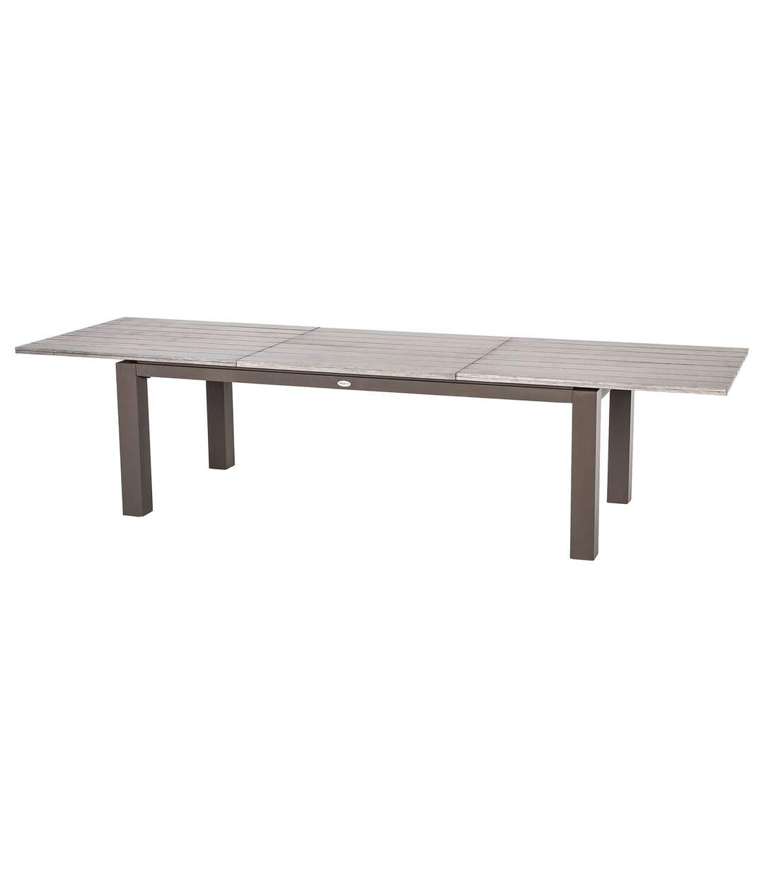 Table de jardin extensible 10 Personnes Héraklion - L. 220/320 cm - Gris tonka-1