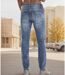 Jean délavé pour homme - Coupe Regular effet usé - Fonctionnalité et style-2
