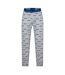 Bas De Pyjama Motif/style Texte Du Symbole Homme Gris Original Penguin-1