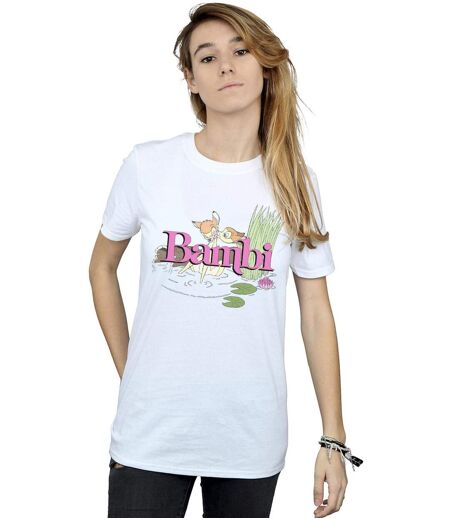 Disney - T-shirt BAMBI KISS - Femme (Blanc) - UTBI17489