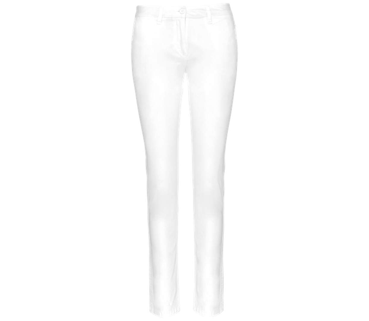 Pantalon chino - Femme - PAT741 - blanc-1
