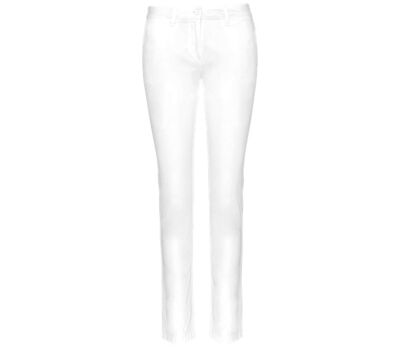 Pantalon chino - Femme - PAT741 - blanc