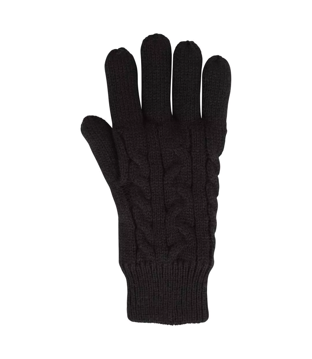 Womens/ladies isotherm plush gloves black Mountain Warehouse-1