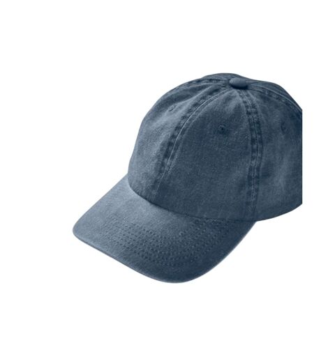 Unisex Adult Beau 6 Panel Baseball Cap Blue MidOcean