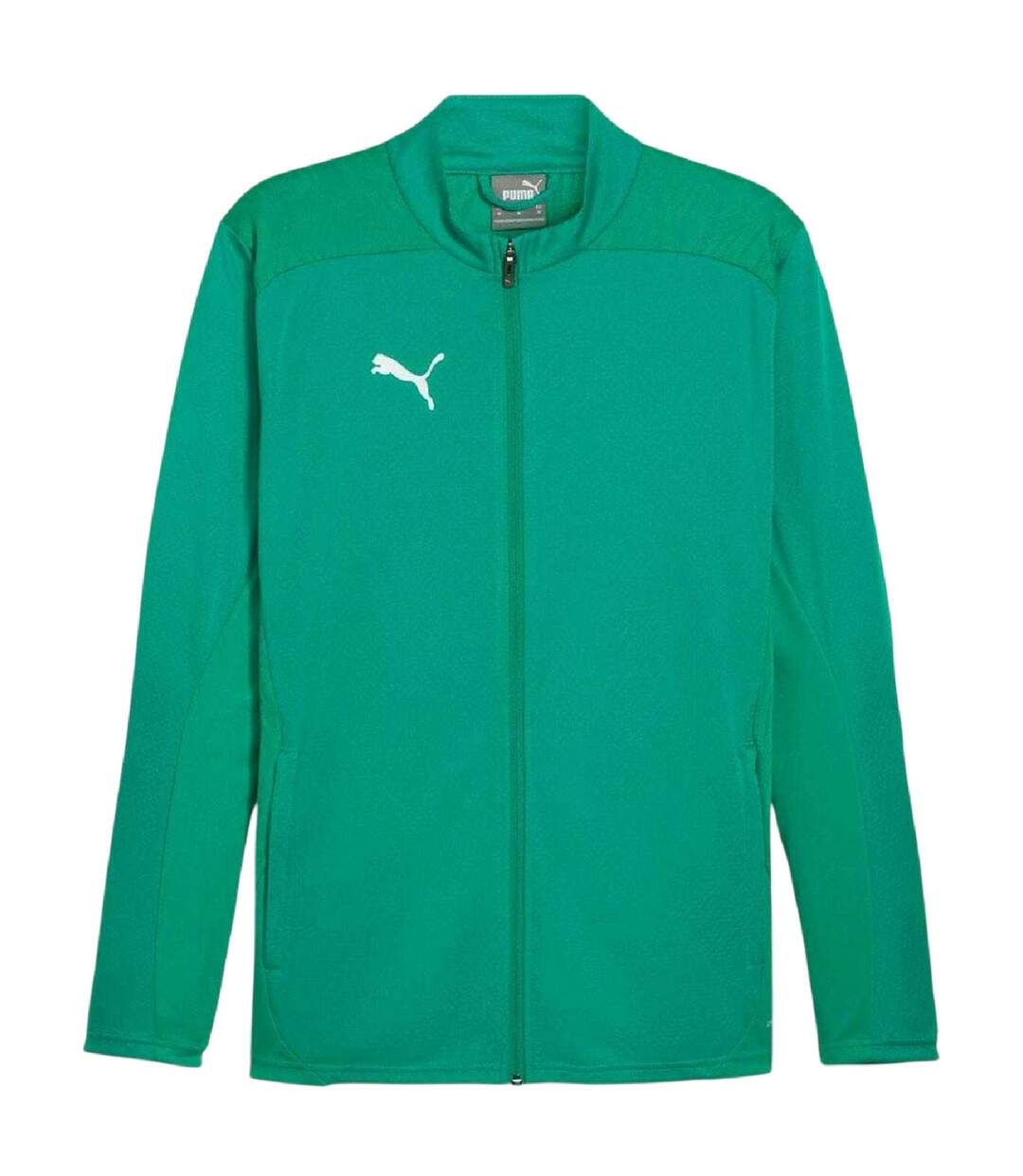 Mens Slim Training Jacket Green Puma-2