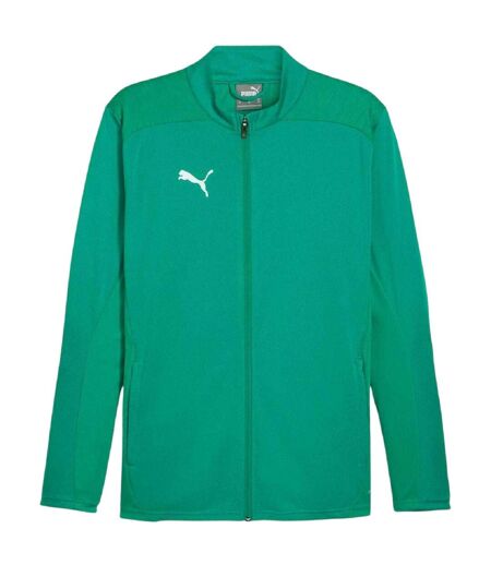 Mens Slim Training Jacket Green Puma