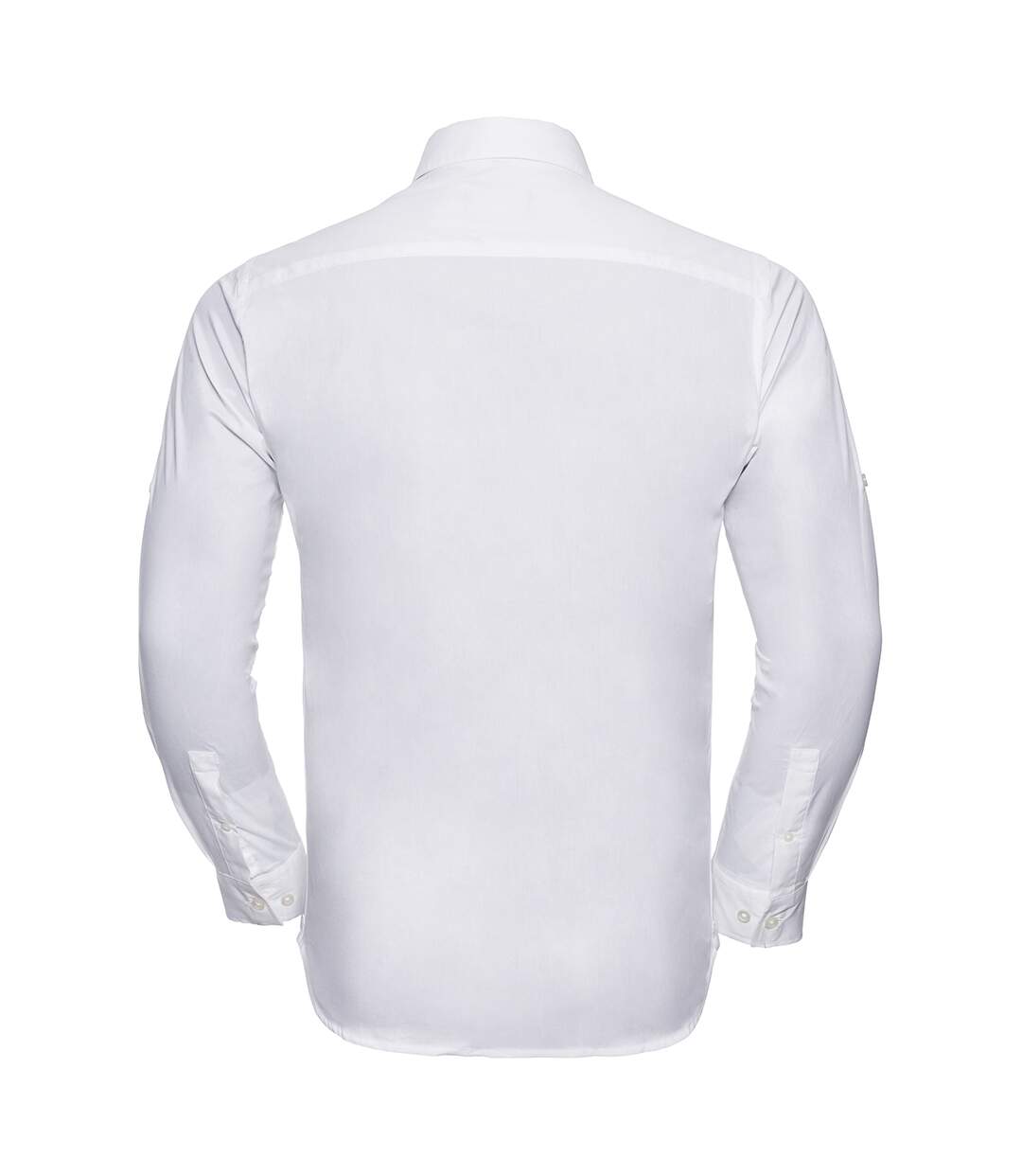 Russell Collection Mens Long / Roll-Sleeve Work Shirt (Zinc) - UTRW3260