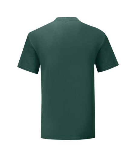 T-shirt manches courtes iconic homme vert forêt Fruit of the Loom