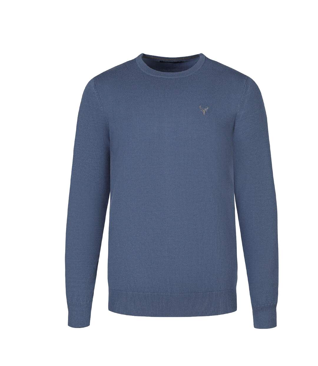 Sweat Motif/style Brodé Homme Bleu Respect-2