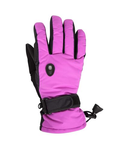 Womens/ladies extreme waterproof ski gloves purple Mountain Warehouse