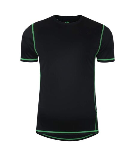 Umbro Mens Pro Polyester Training T-Shirt (Black/Andean Toucan)