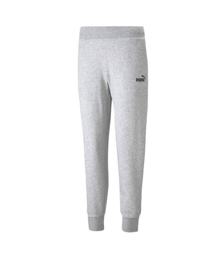Womens/ladies Essential Jogging Bottoms Grey Puma