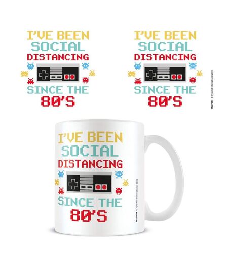 Pyramid International - Mug SOCIAL DISTANCING SINCE THE 80S (Multicolore) (Taille unique) - UTPM3154