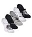 5 Pack Mens Cotton Rich Invisible Low Cut Trainer Sports Socks-1