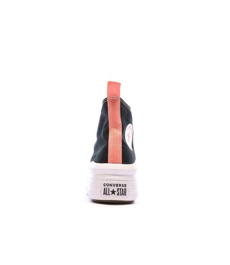 Baskets noir/rose femme converse all star move platform