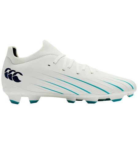 Unisex Adult Speed Falcon Pro 2.0 Firm Ground Rugby Boots White Green Canterbury