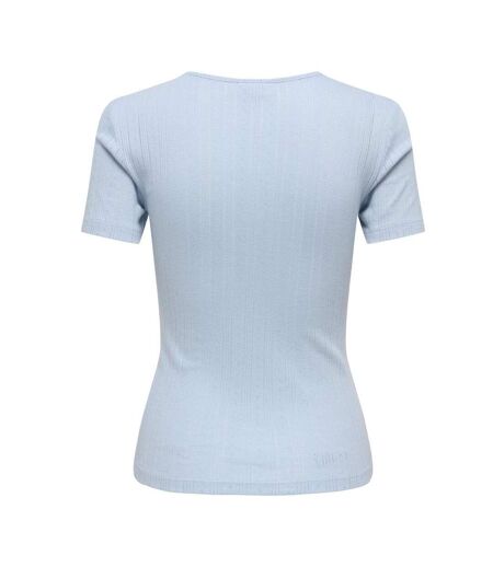 T-Shirt bleu femme jdy salsa