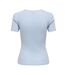 T-Shirt bleu femme jdy salsa-2