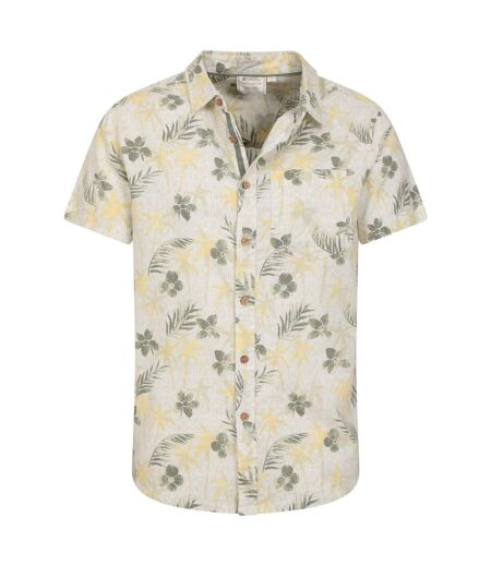 Mountain Warehouse Mens Tropical Short-Sleeved Shirt (Khaki)