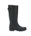 Womens/ladies Tall Wonderwelly Technology Wellington Boots Black Fit Flop-3