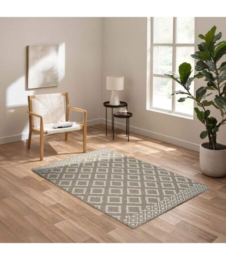 Tapis Tissé Plat Meandro 120x170cm Naturel