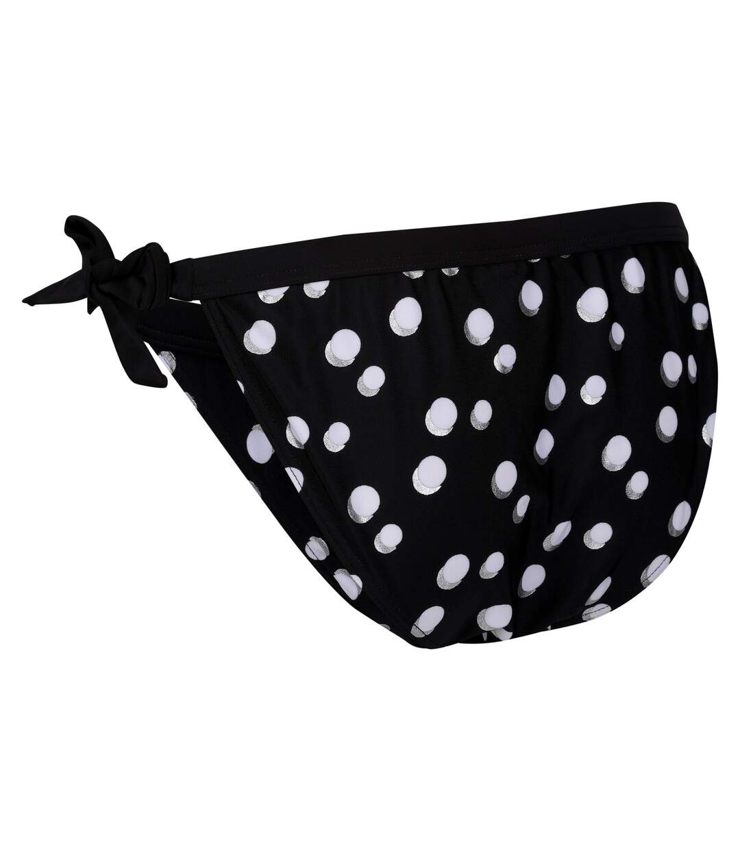 Womens/ladies flavia polka dot bikini bottoms black/white Regatta-4