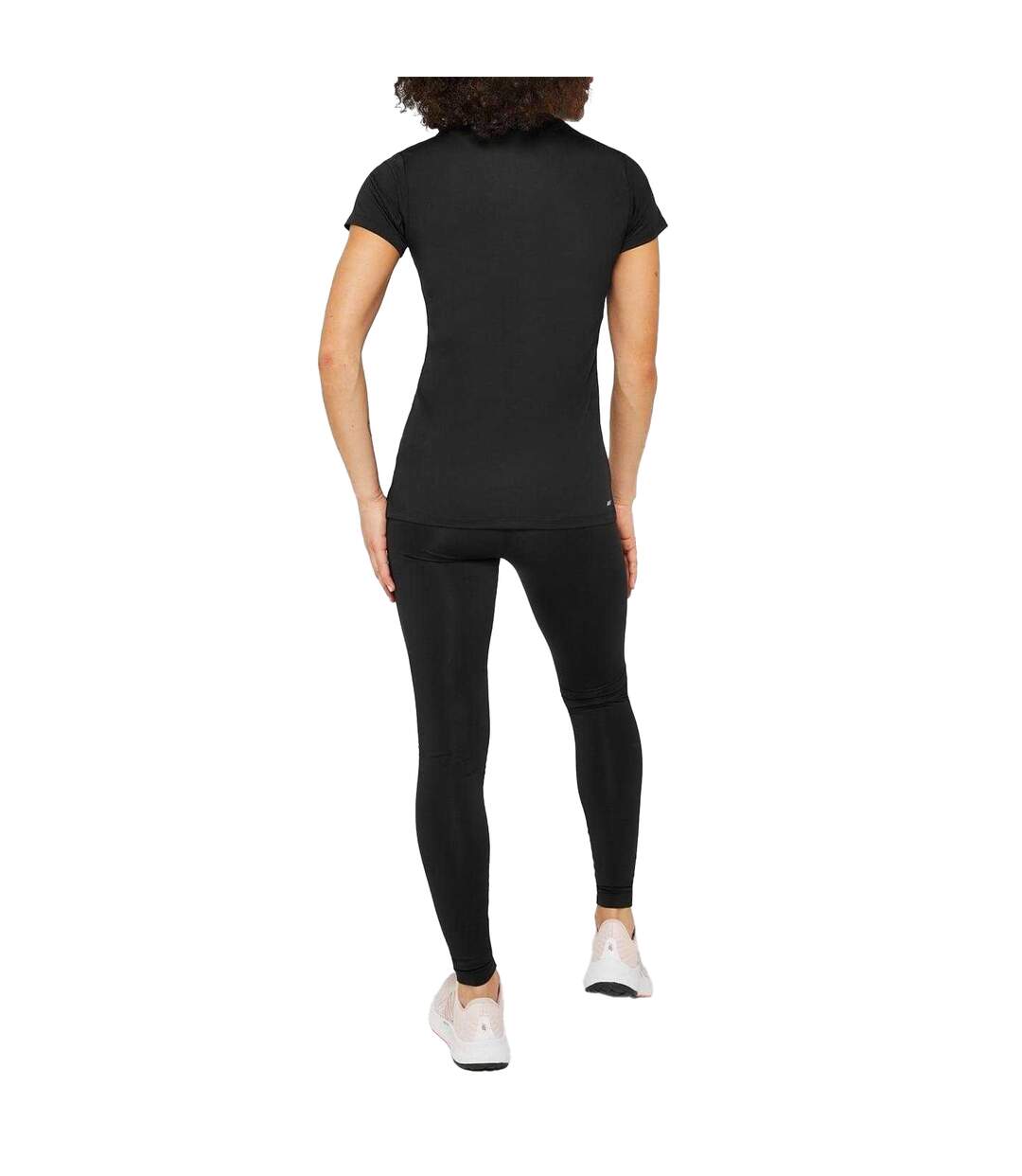 T-shirt Course À Pied Motif/style Uni Femme Noir New Balance-4