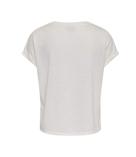 T-Shirt blanc femme jdy faustinan