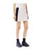 Womens/ladies Colour Block Pique Mini Skirt White Navy Lacoste-4