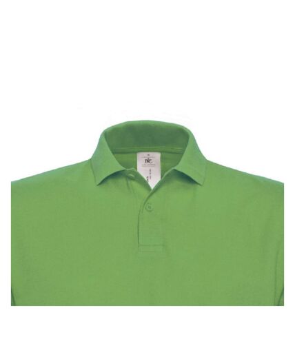 B&C ID.001 Unisex Adults Short Sleeve Polo Shirt (Real Green)