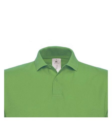 B&C ID.001 Unisex Adults Short Sleeve Polo Shirt (Real Green)
