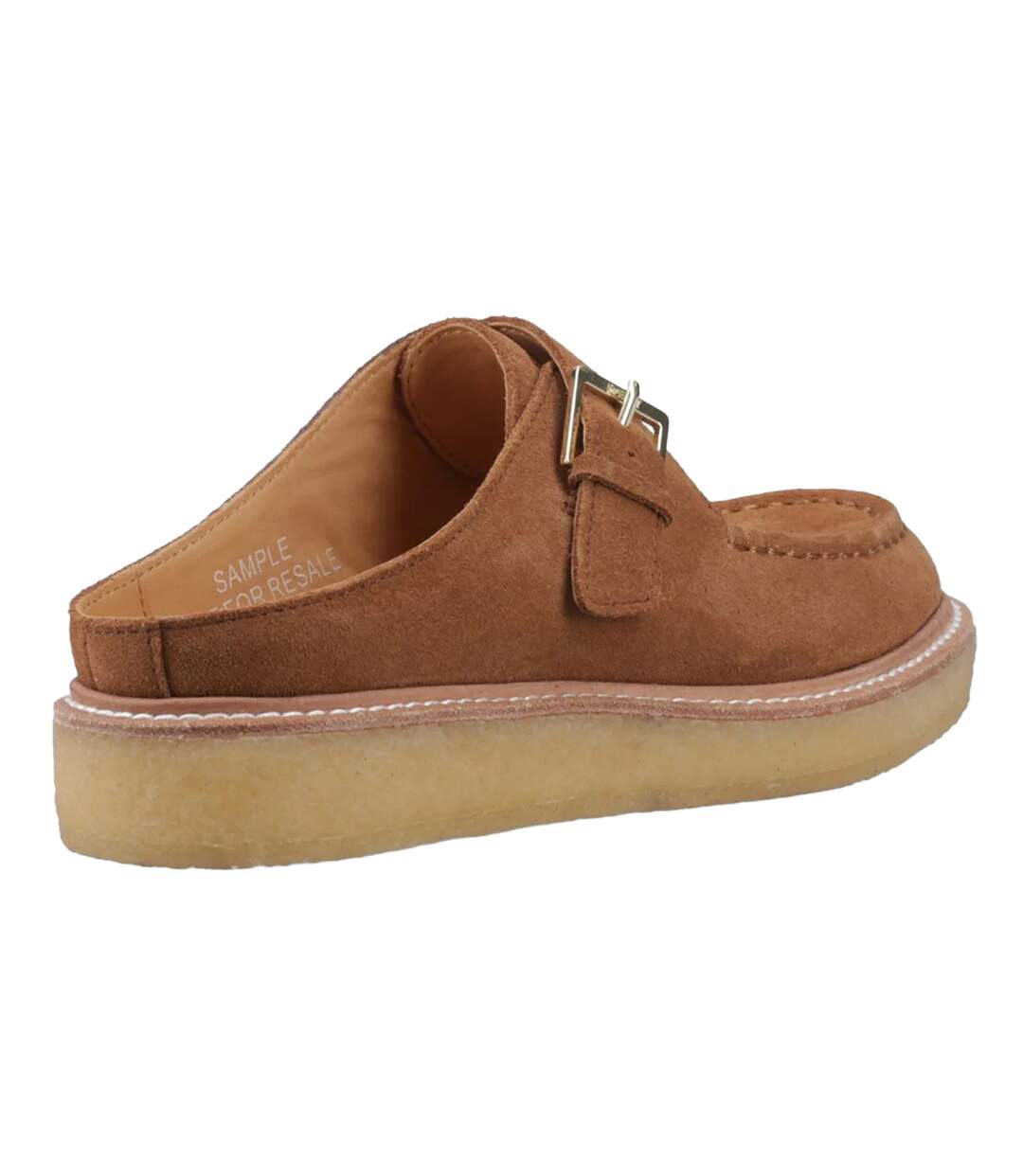 Womens/ladies Captain´s Nubuck Mules Tan Sperry-2