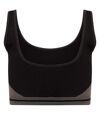 Dare 2B Womens/Ladies Don´t Sweat It Recycled Bikini Top (Black/Charcoal Grey)