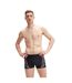 Mens Tech Swim Shorts Black Orange Speedo-1