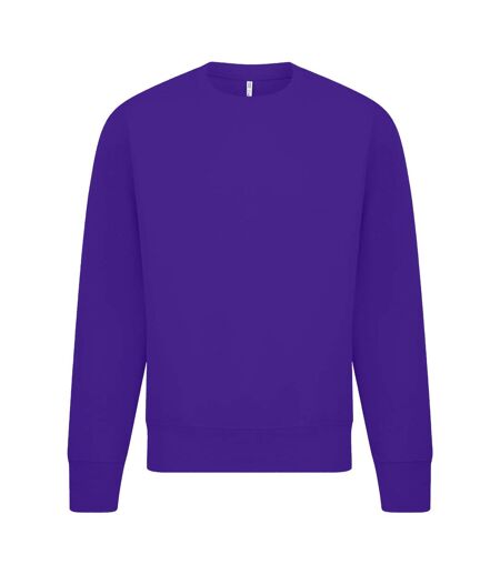 Mens Sweatshirt Purple Casual Classics