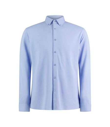 Kustom Kit Mens Pique Formal Shirt (Light Heather Blue) - UTPC5286
