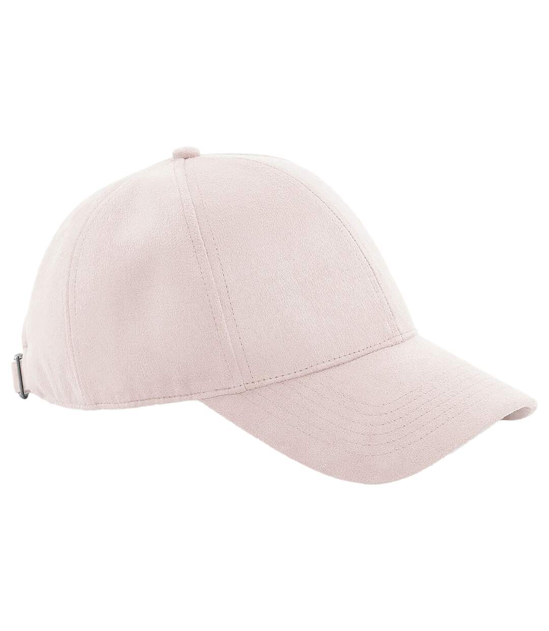 Casquette style baseball mixte rose clair Beechfield