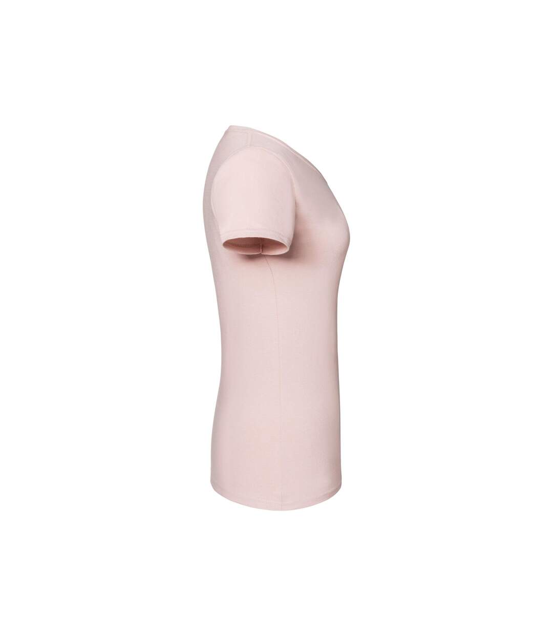 Womens/ladies Ringspun Premium T-shirt Powder Rose Fruit Of The Loom-3