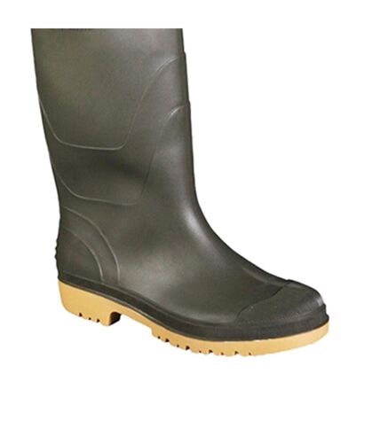 Dikamar Administrator Thigh Wader / Mens Boots / Plain Rubber Wellingtons (Green) - UTFS1131