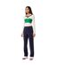 Pantalon De Survêtement Motif/style Rayure Latérale Femme Bleu Marine Foncé Lacoste-1