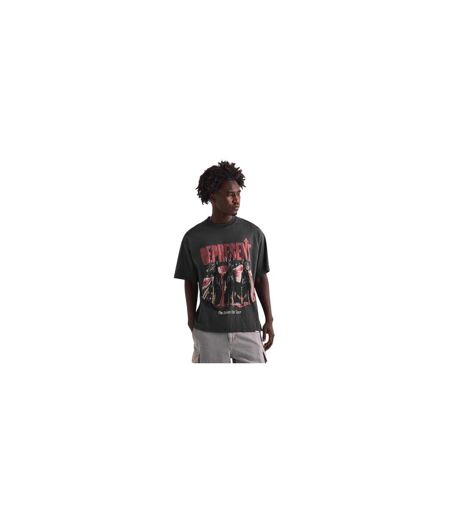 Mens Logo Oversized T-shirt Faded Grey Represent