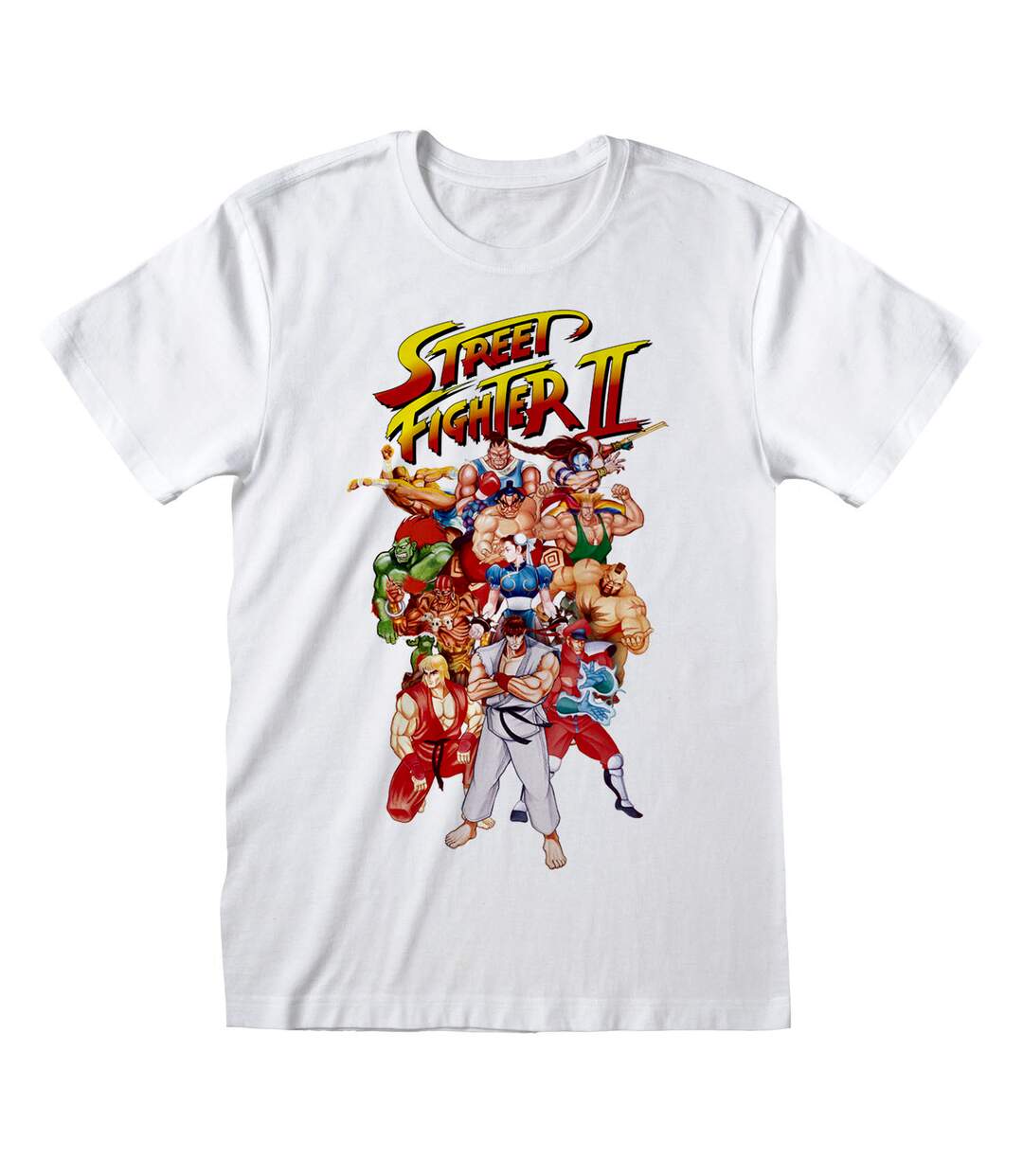 Street Fighter 2 - T-shirt - Adulte (Blanc) - UTHE802-1