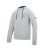 Sweat À Capuche Motif/style Imprimé Au Dos Cline Homme Gris Chiné Vert Méditerranéen Regatta-4