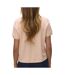 Polo rose femme vero moda lenny-2