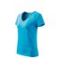 T-shirt Motif/style Rêve Femme Bleu Malfini-4