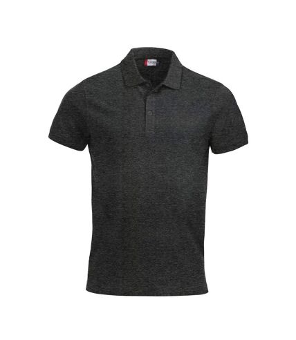 Clique Mens Classic Lincoln Melange Polo Shirt (Anthracite) - UTUB703