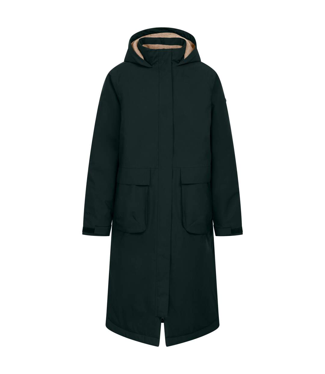 Veste Imperméable Longue À Capuche 3-en-1 Kamila Femme Vert Foncé Trespass-2