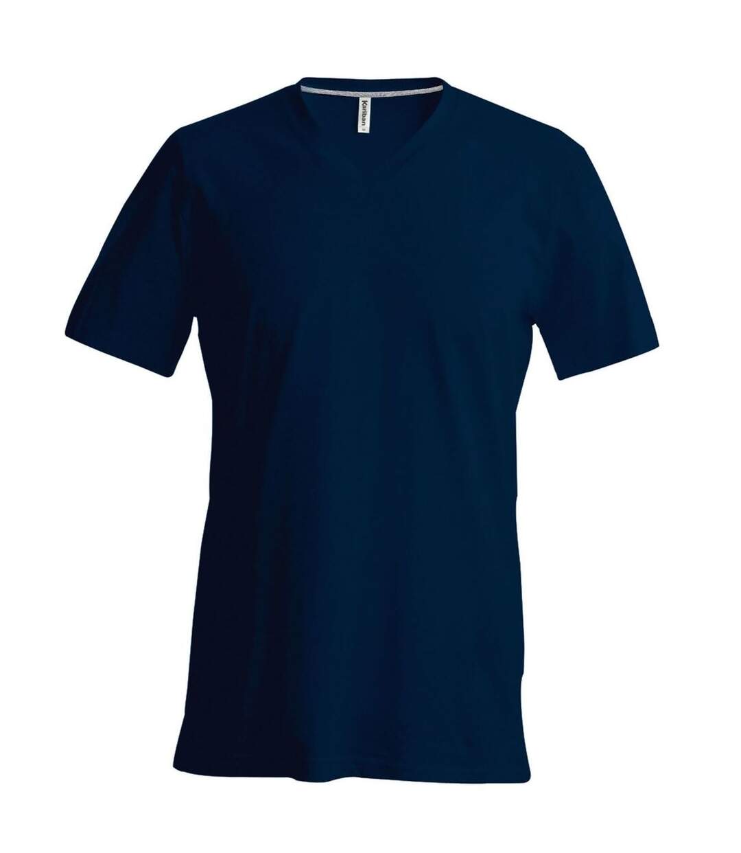 T-shirt manches courtes col V - K357 - bleu marine - homme