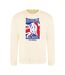 Sweat Motif/style Logo Adulte Vanille Lonsdale-1