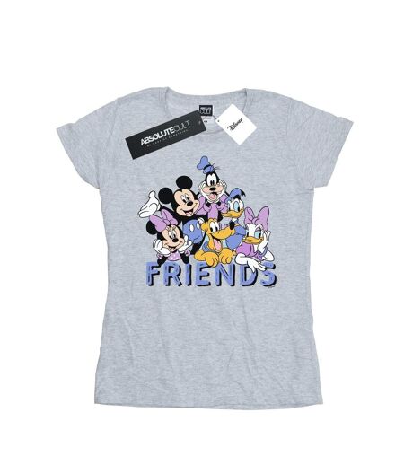 Disney Femme/Les femmes - T-shirt en coton Classic Friends (Gris sportif) - UTBI48752